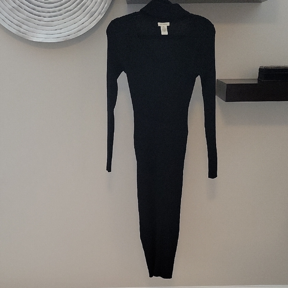 Max Studio Black Long Sleeve Dress